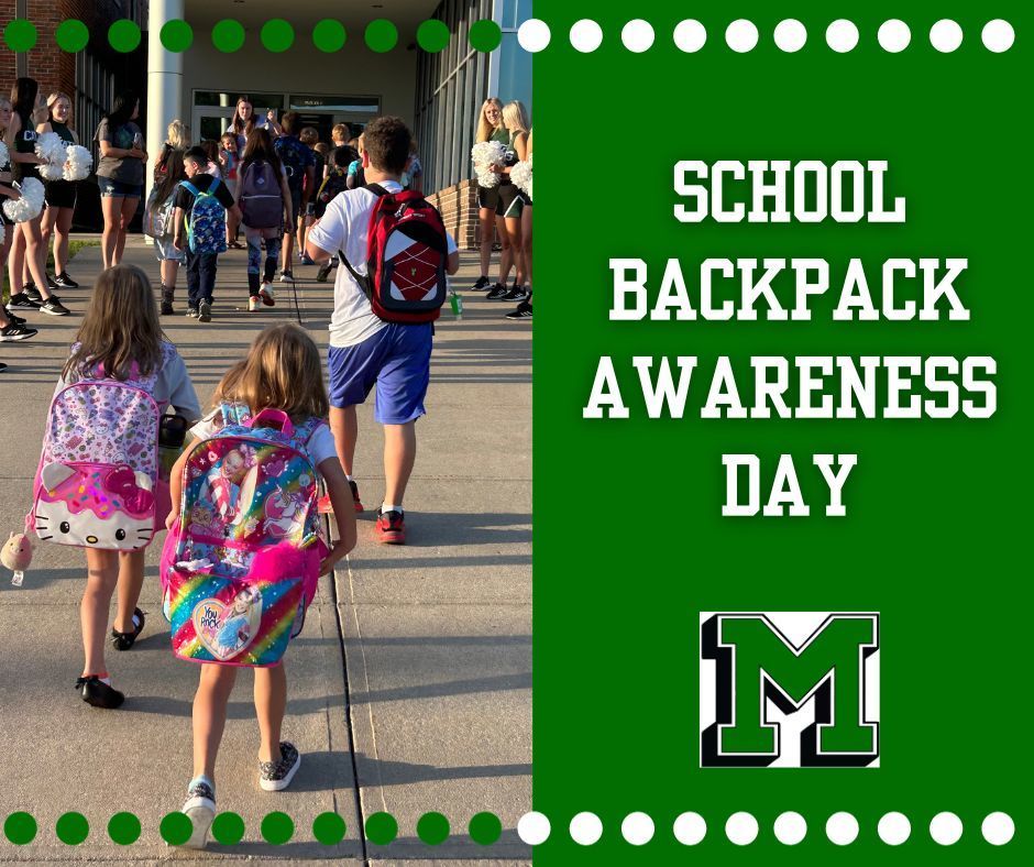Kids walk with their backpacks on School Backpack Awareness Day